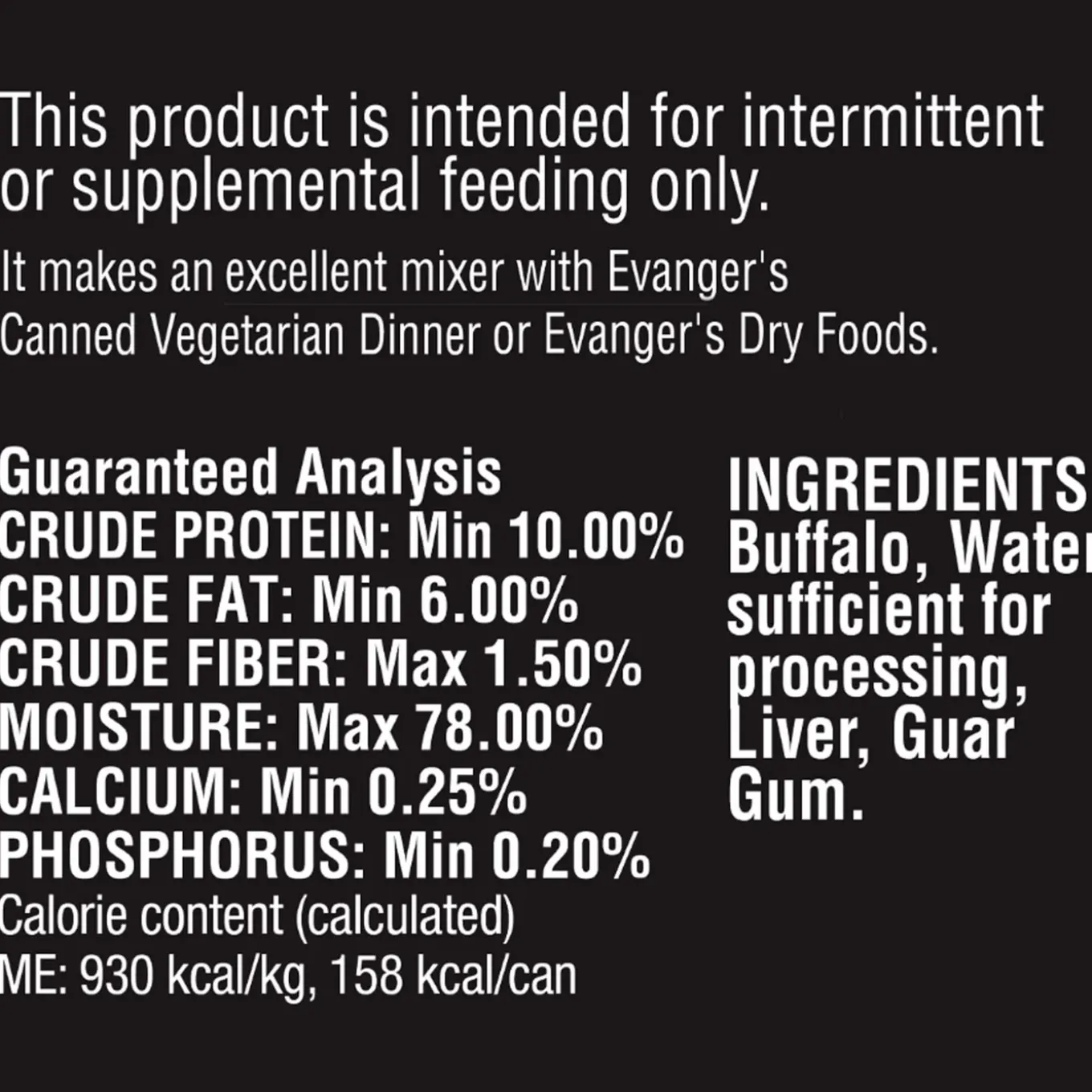 Evanger's Grain-Free Meat Wet Canned Dog & Cat Food