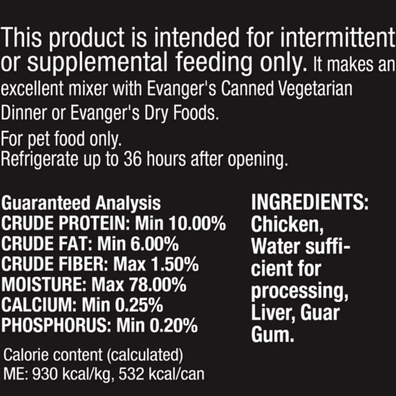 Evanger's Grain-Free Meat Wet Canned Dog & Cat Food