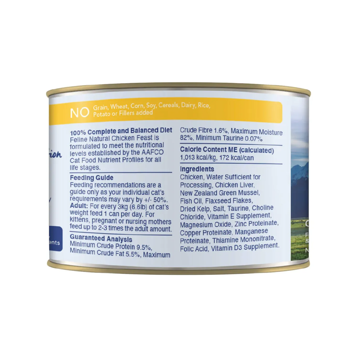 Feline Natural Grain-Free Canned Wet Cat Food