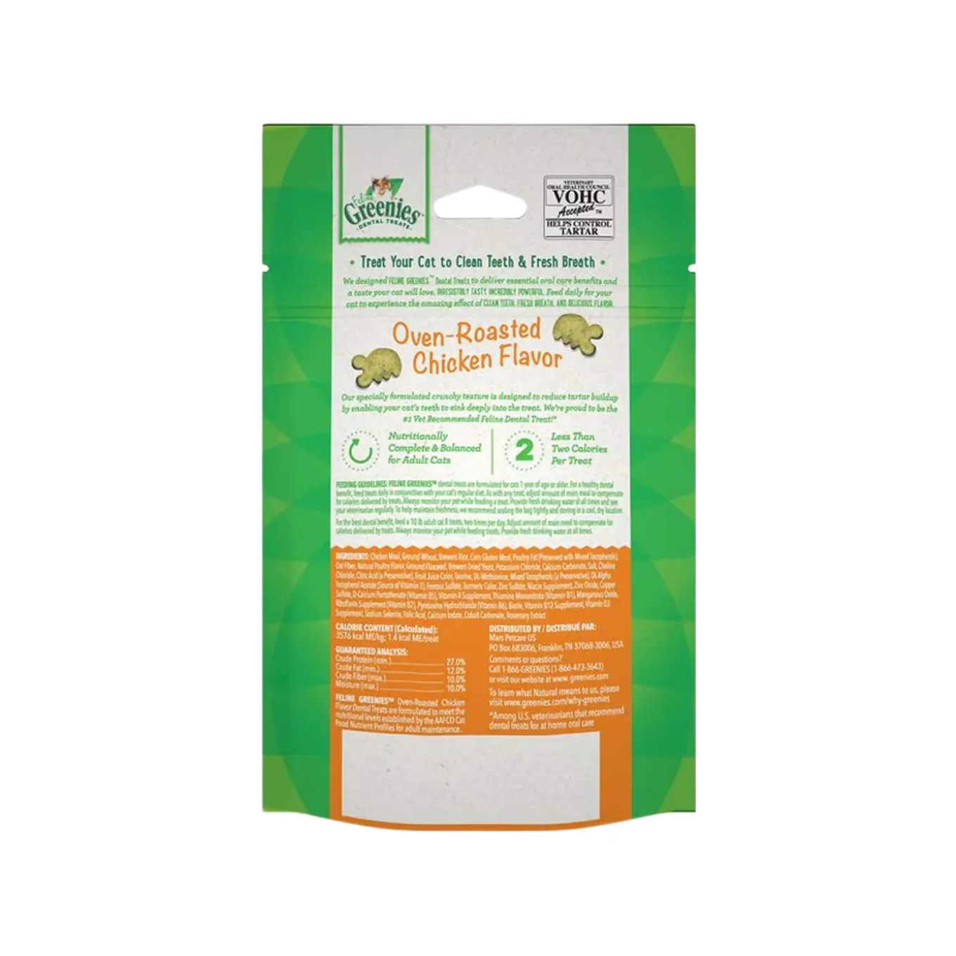 Feline Greenies Dental Treats for Cats
