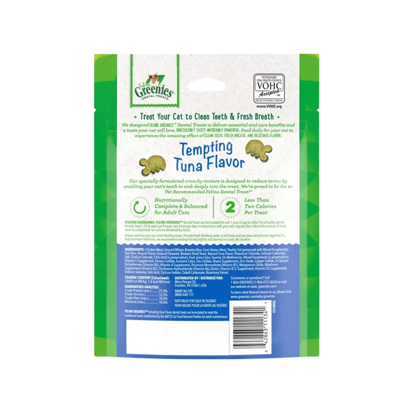 Feline Greenies Dental Treats for Cats