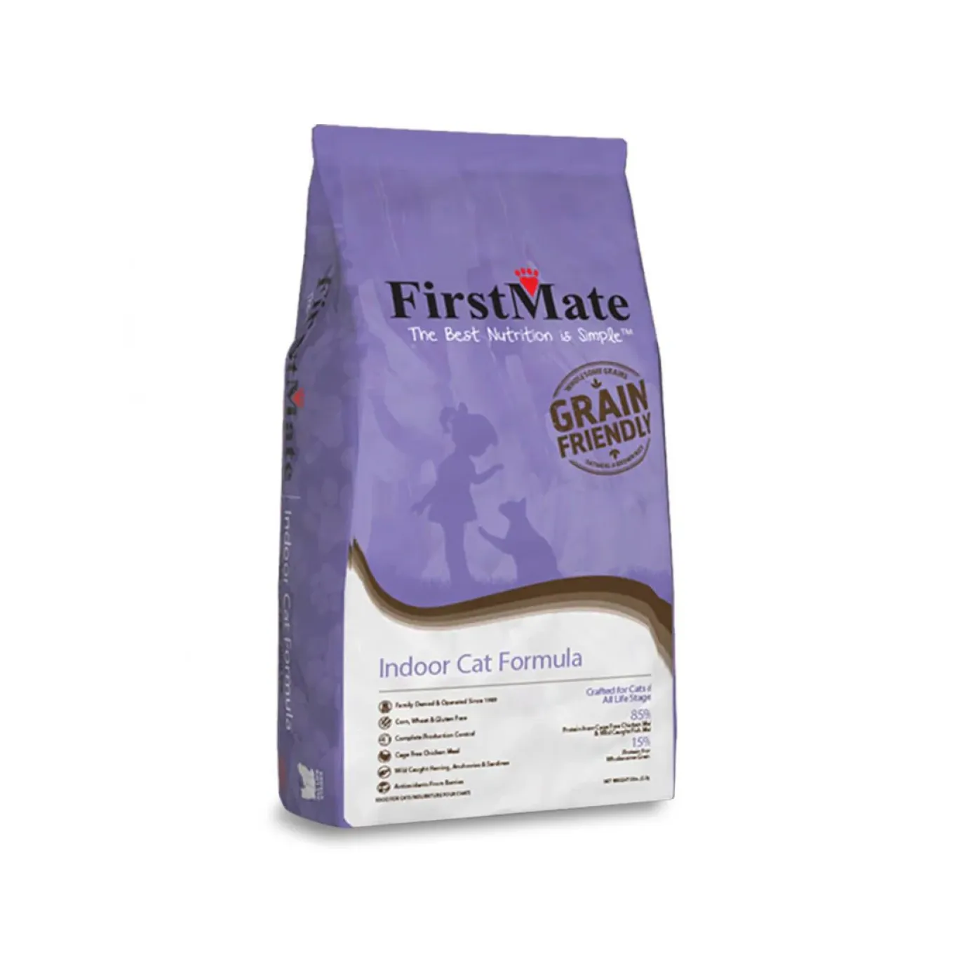 FirstMate Grain-Friendly Chicken & Ocean Fish Dry Cat Food