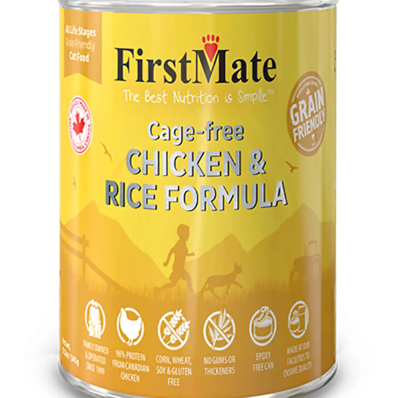 FirstMate Grain-Friendly Limited Ingredient Wet Cat Food