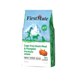 FirstMate Cage Free Duck Meal & Pumpkin Formula Grain-Free Dry Dog Food