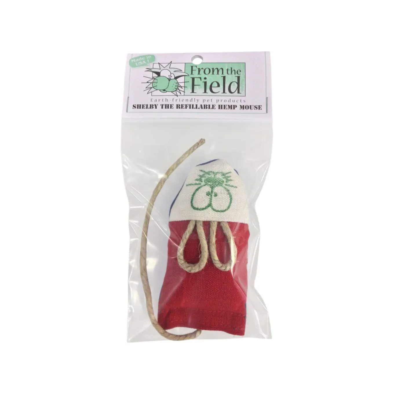 From the Field Shelby the Hemp Mouse Cat Toy