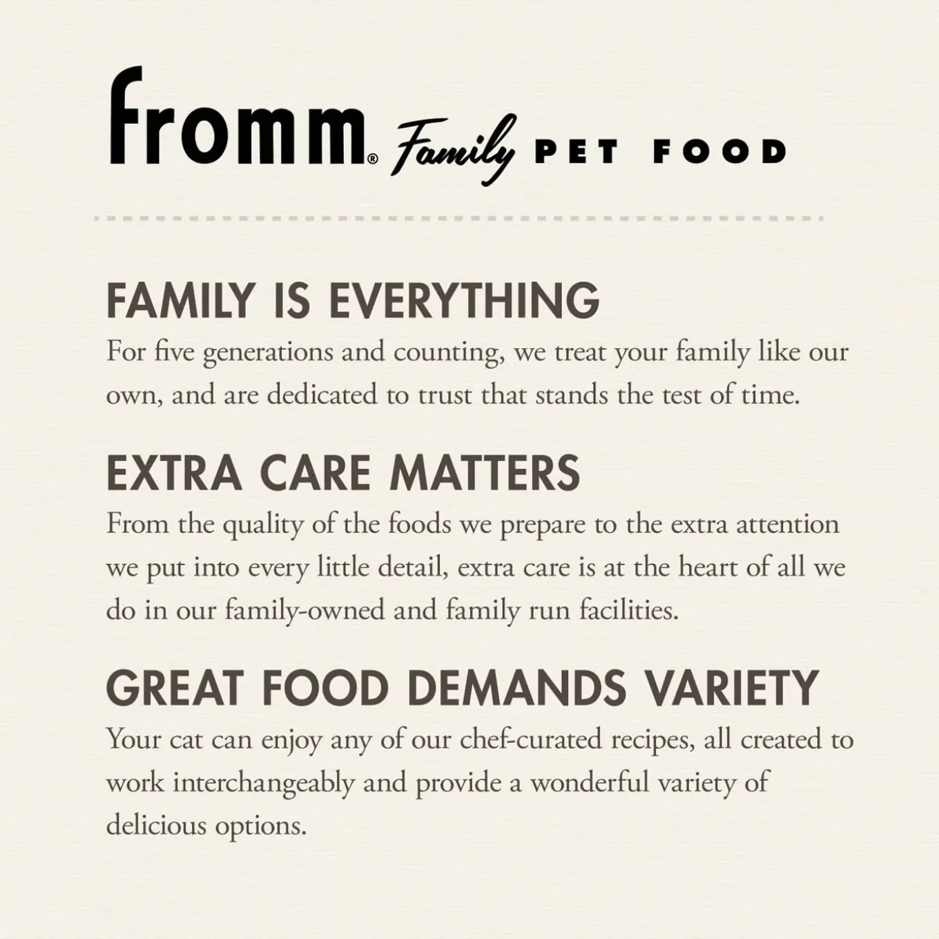 Fromm Four Star Chicken A La Veg Grain Inclusive Recipe Dry Cat Food