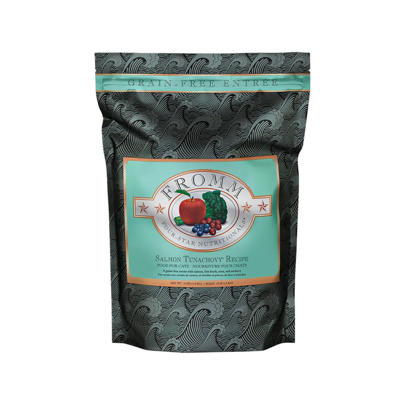 Fromm Four Star Grain Free Salmon Tunachovy Dry Cat Food