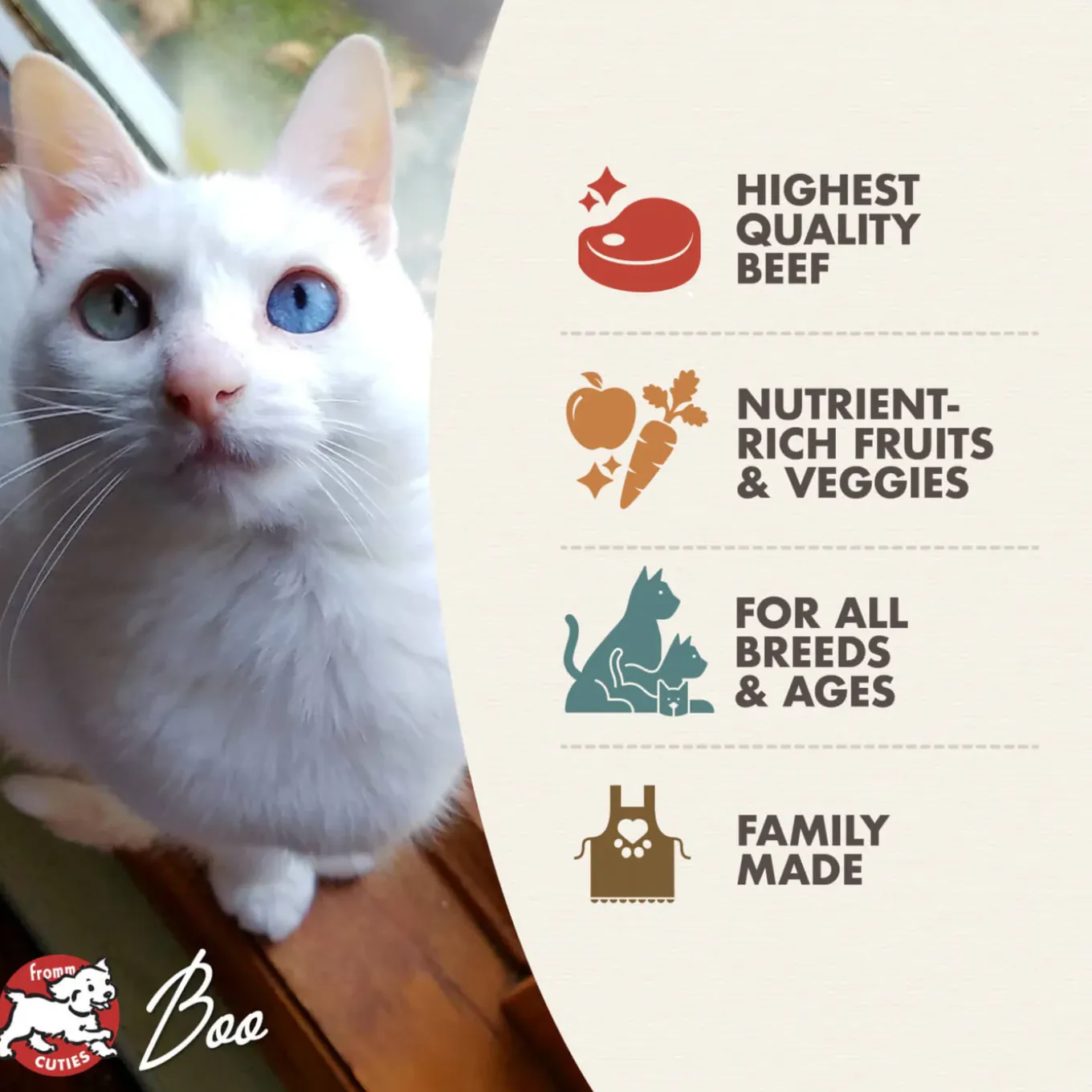Fromm Four Star Grain Free Beef Livattini Veg Formula Dry Cat Food