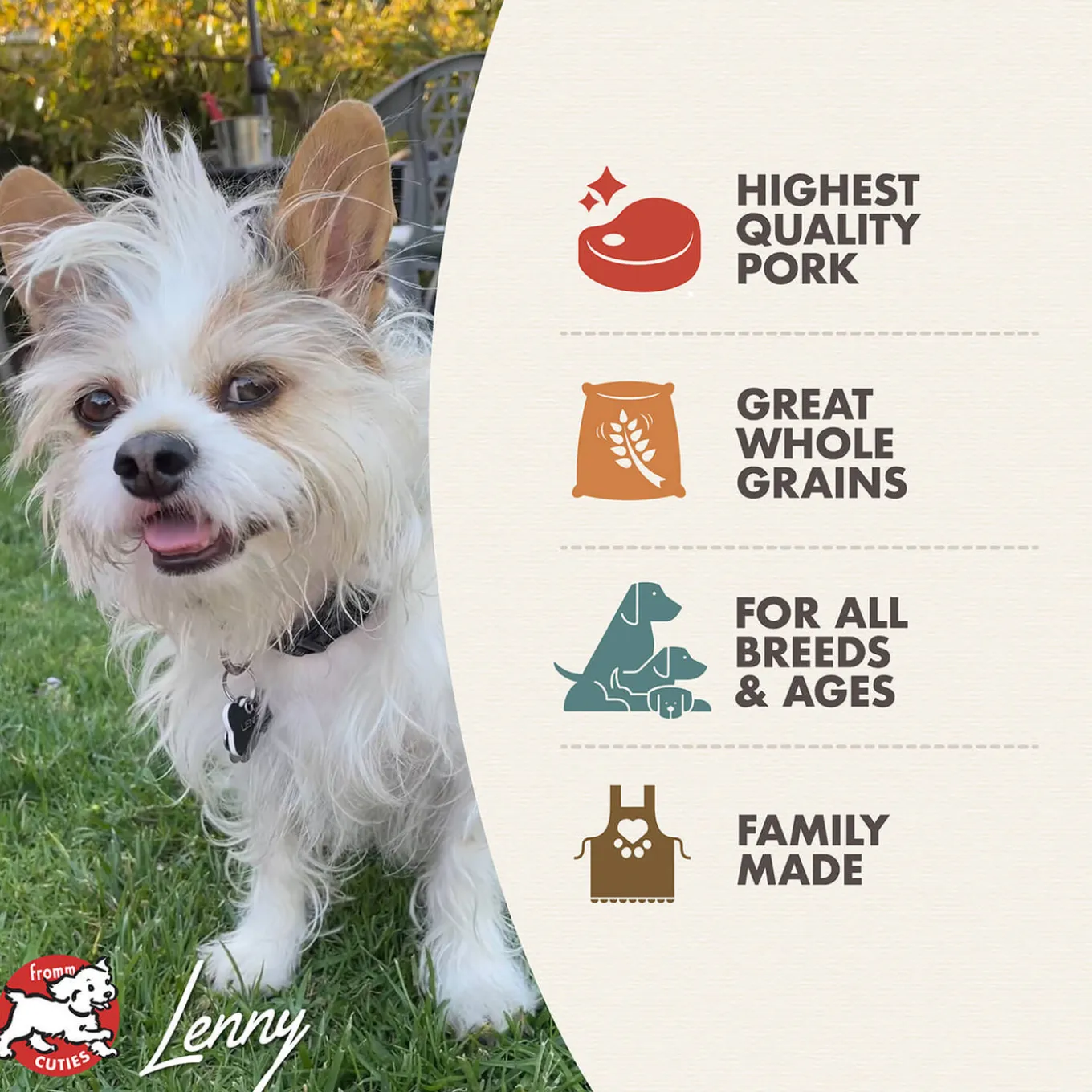 Fromm Four-Star Grain Inclusive Pork and Apple Sauce Dry Dog Food
