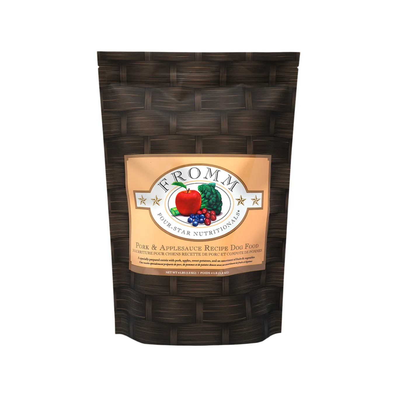 Fromm Four-Star Grain Inclusive Pork and Apple Sauce Dry Dog Food
