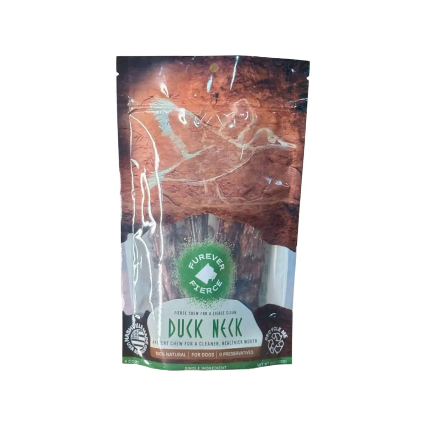 Furever Fierce Dehydrated Duck Necks for Dogs