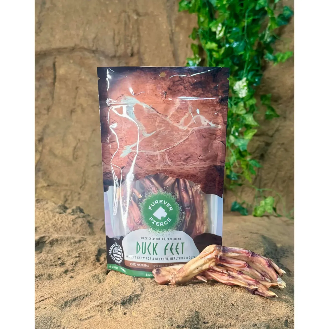 Furever Fierce Duck Feet Treats for Dogs