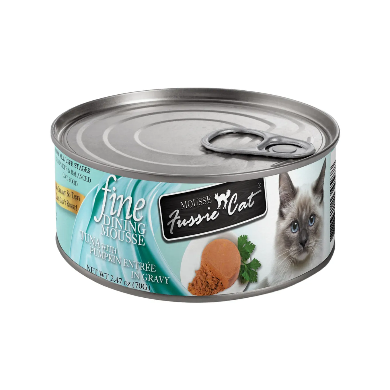 Fussie Cat Fine Dining Mousse Wet Cat Food With Pumpkin