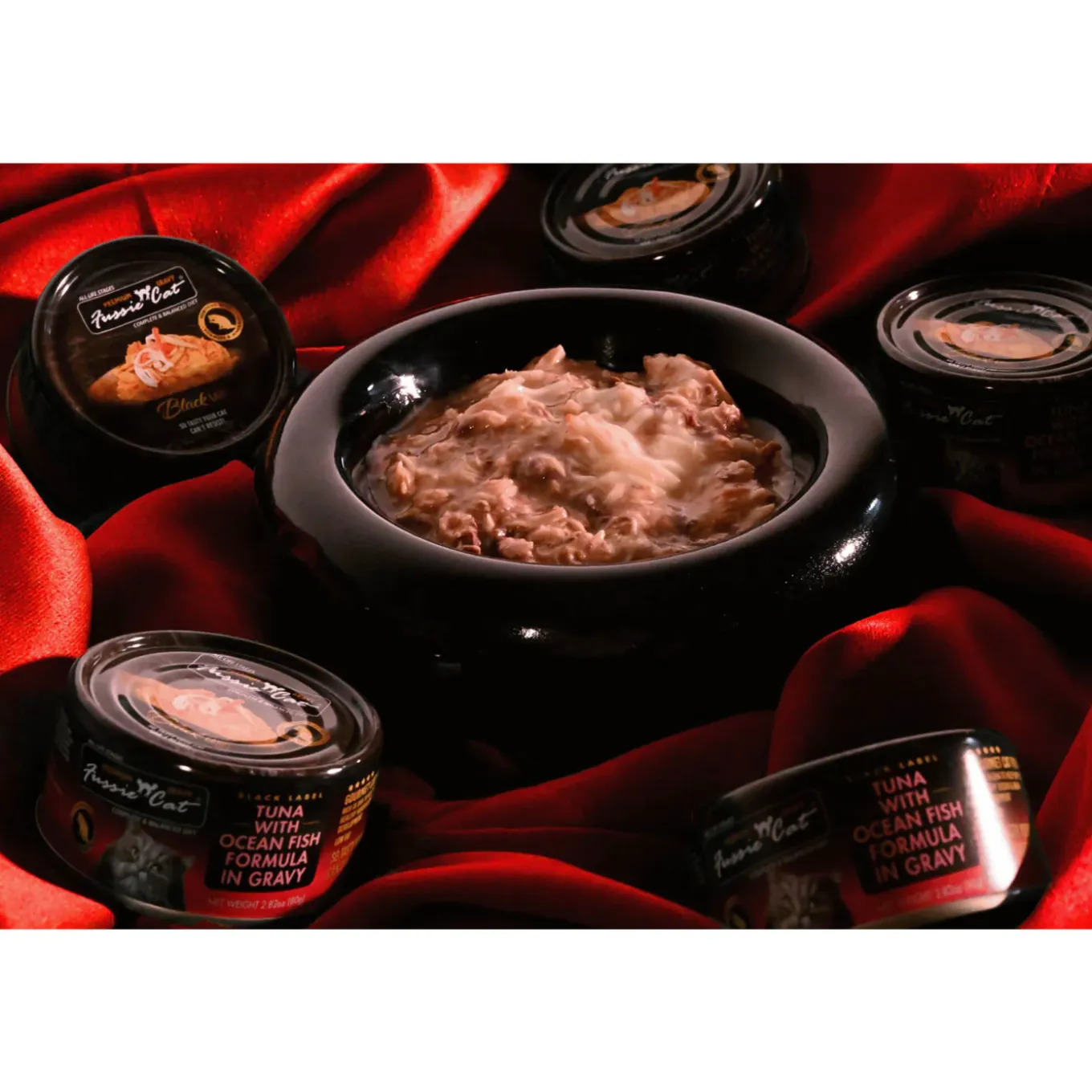 Fussie Cat Premium Gravy Black Label Cat Stews