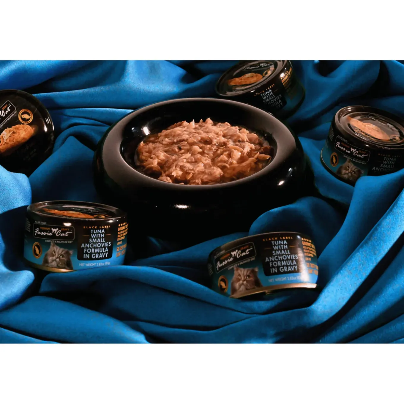 Fussie Cat Premium Gravy Black Label Cat Stews
