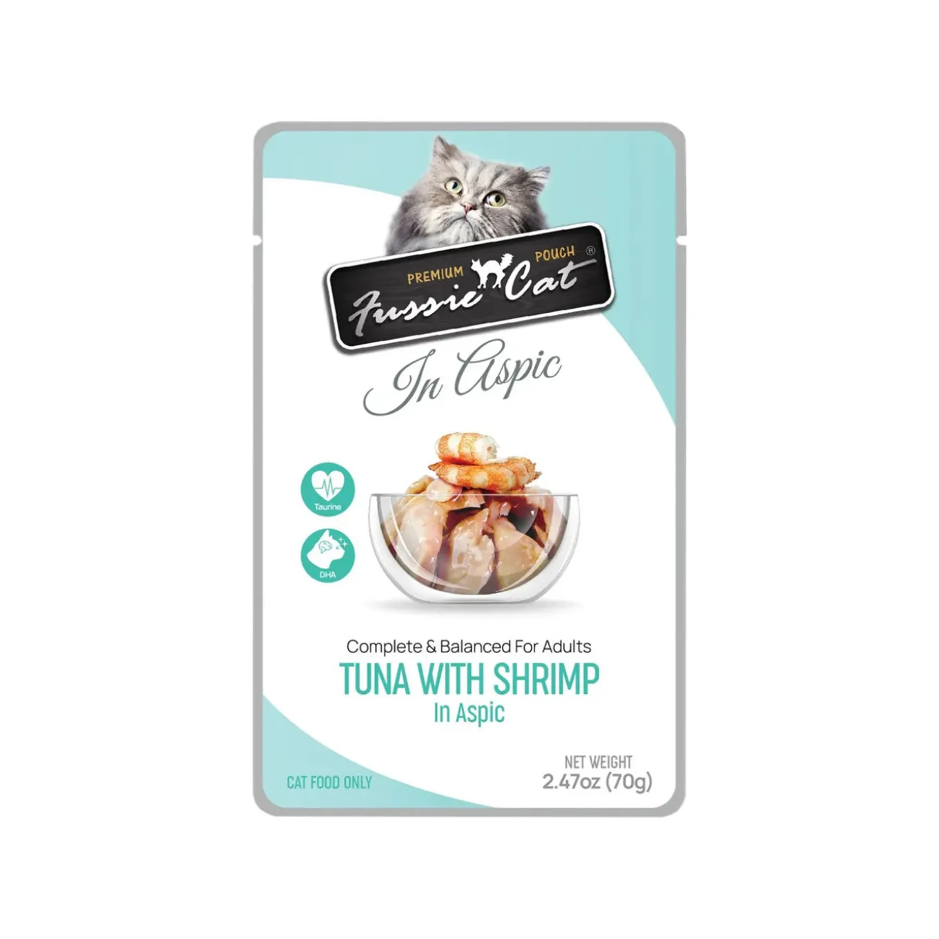 Fussie Cat Premium Pouch Wet Cat Food in Aspic