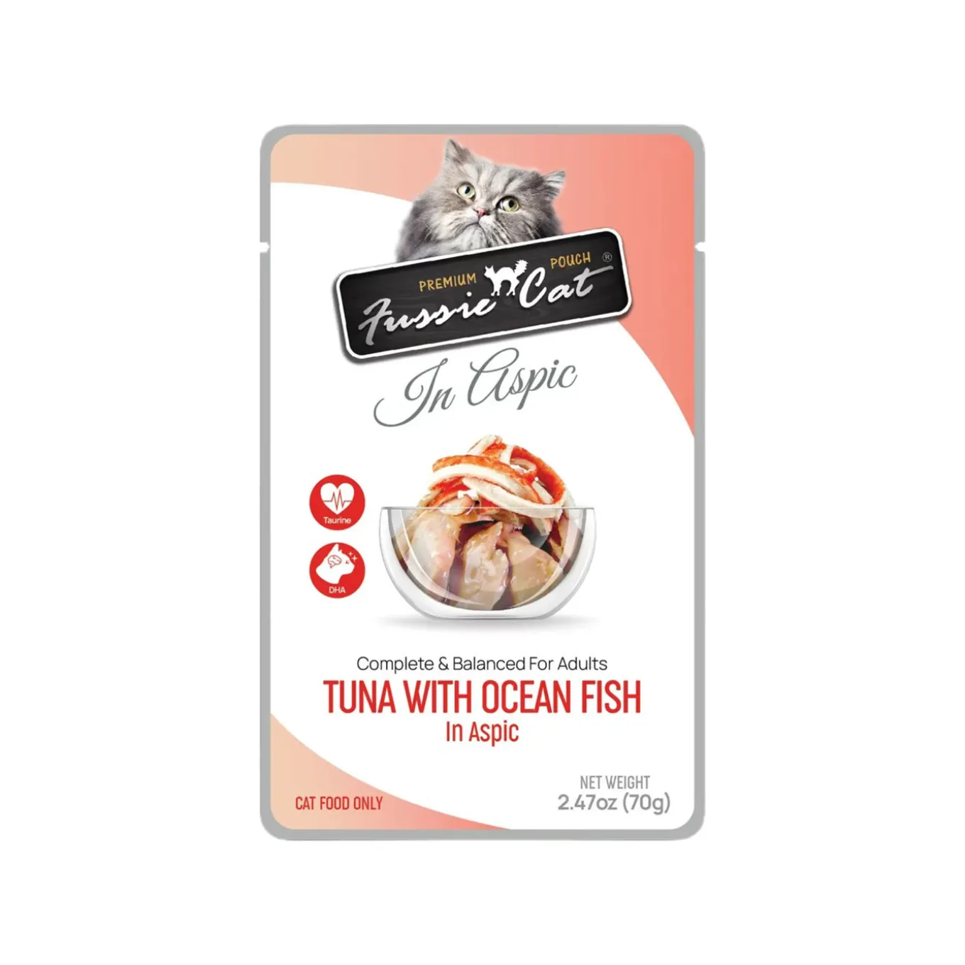 Fussie Cat Premium Pouch Wet Cat Food in Aspic