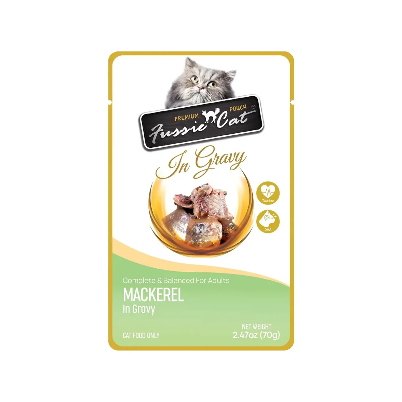 Fussie Cat Premium Pouch in Gravy Wet Cat Food