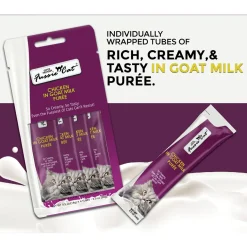 Fussie Cat Premium Puree in Goat Milk Lickable Cat Treats
