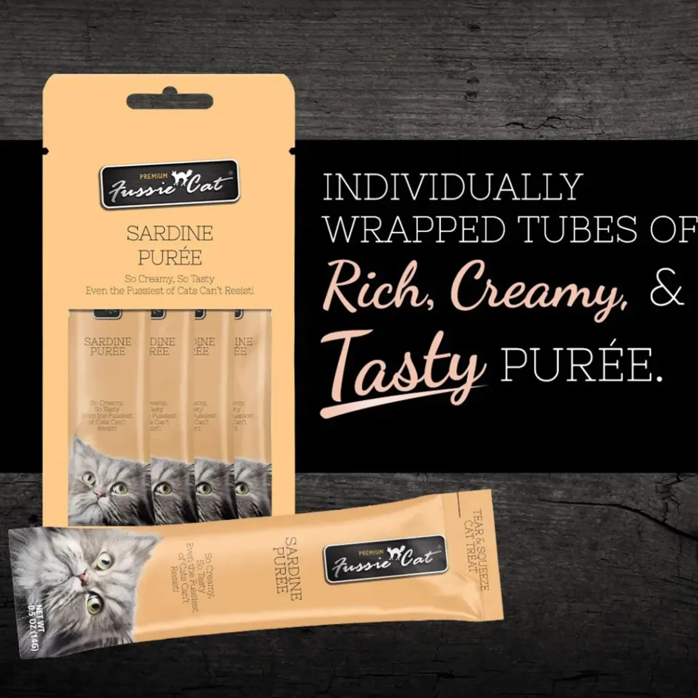 Fussie Cat Puree Cat Treat