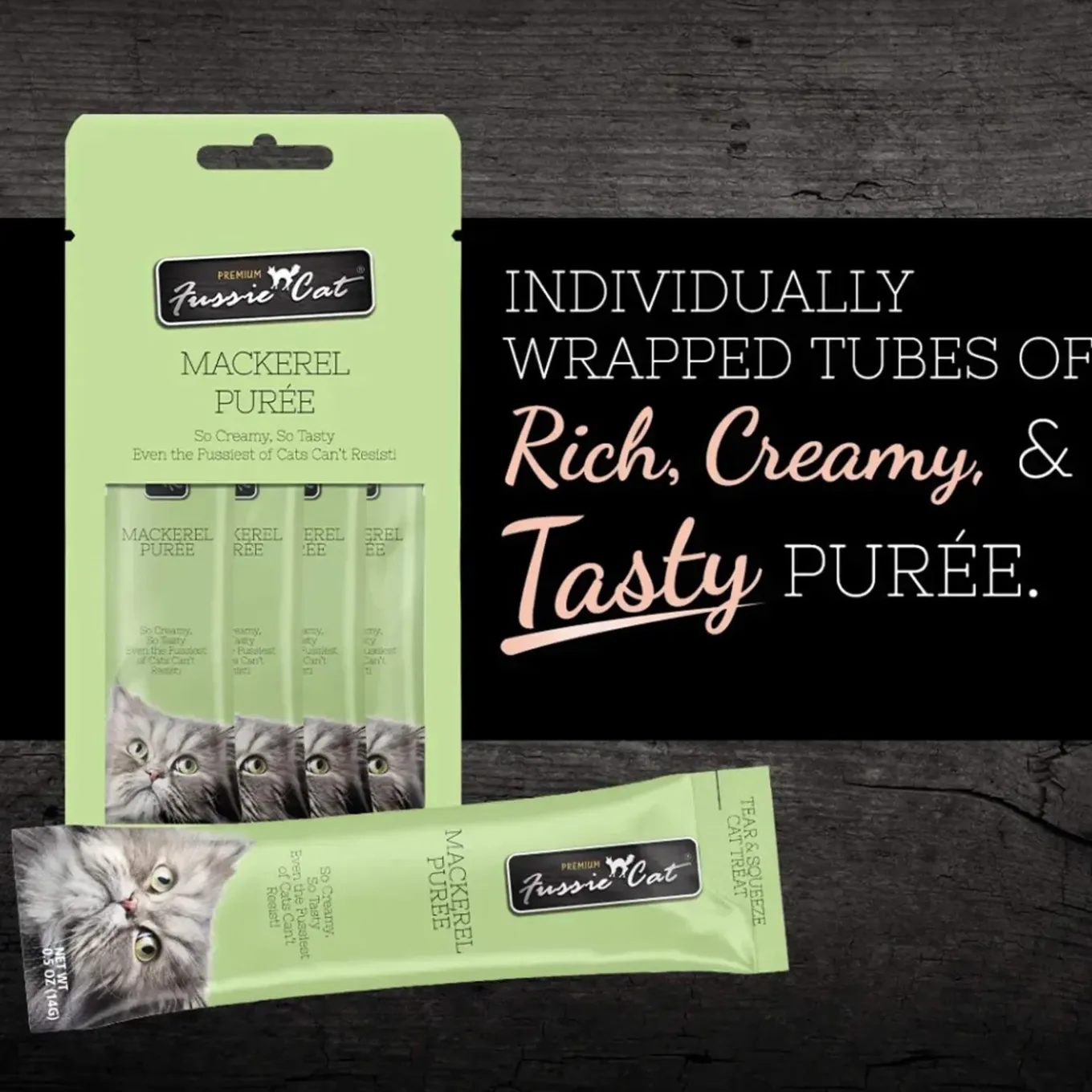 Fussie Cat Puree Cat Treat