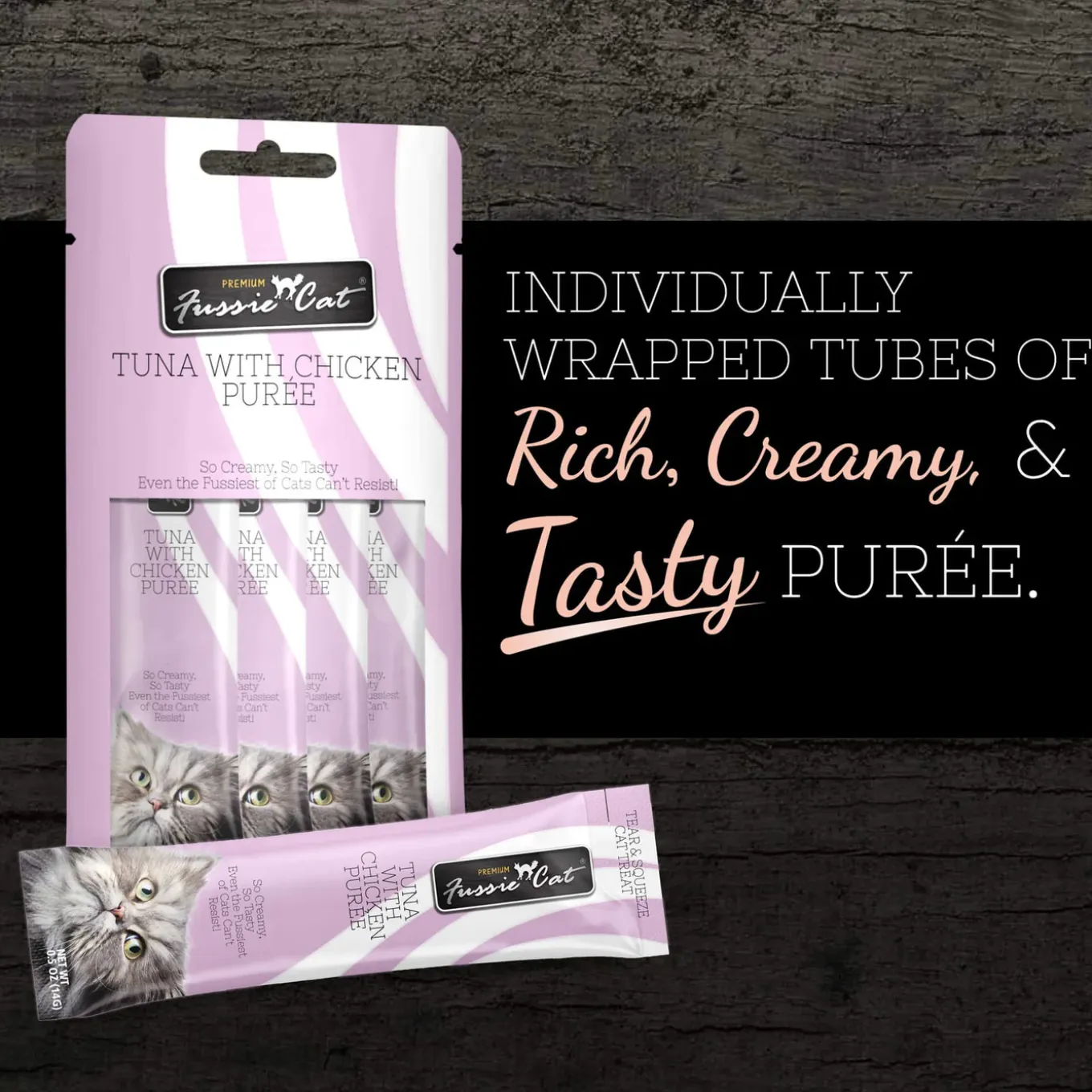 Fussie Cat Puree Cat Treat