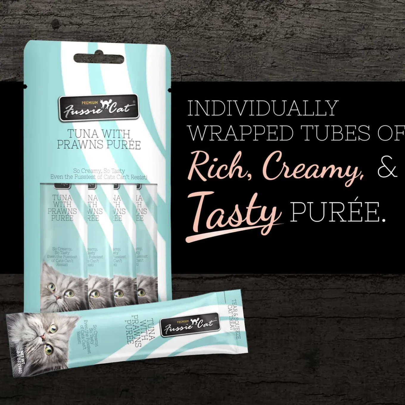 Fussie Cat Puree Cat Treat