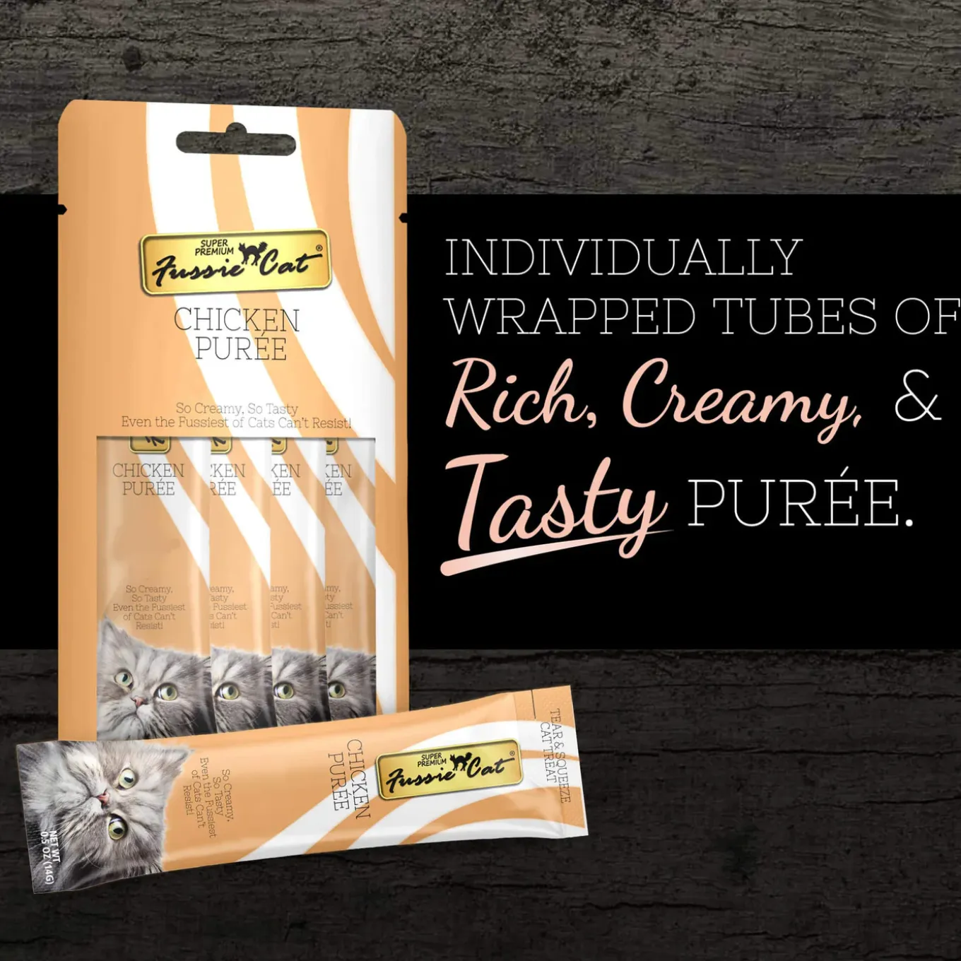 Fussie Cat Puree Cat Treat