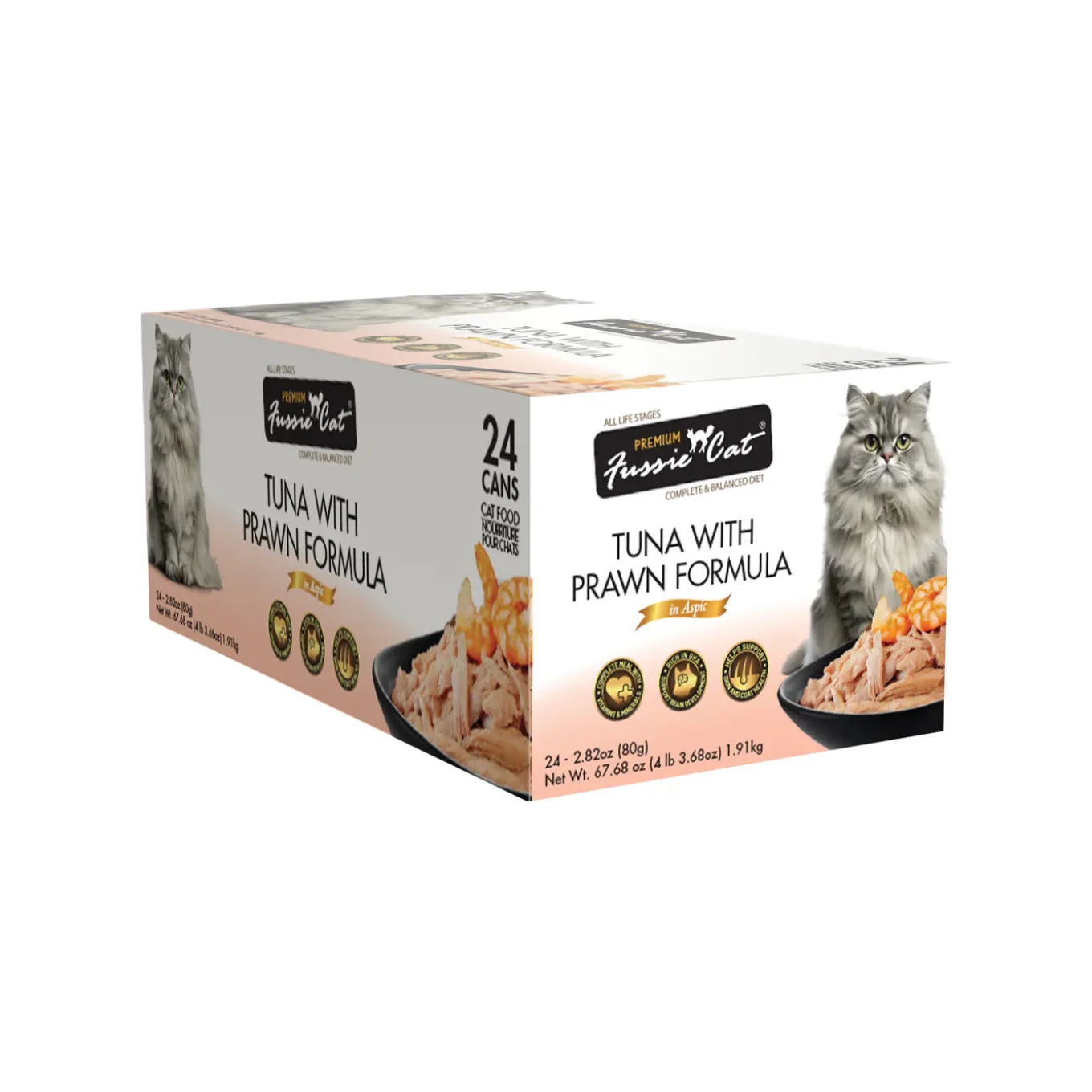 Fussie Cat Shredded Meat Canned Cat Food