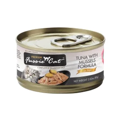 Fussie Cat Shredded Meat Canned Cat Food