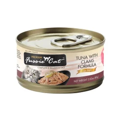 Fussie Cat Shredded Meat Canned Cat Food