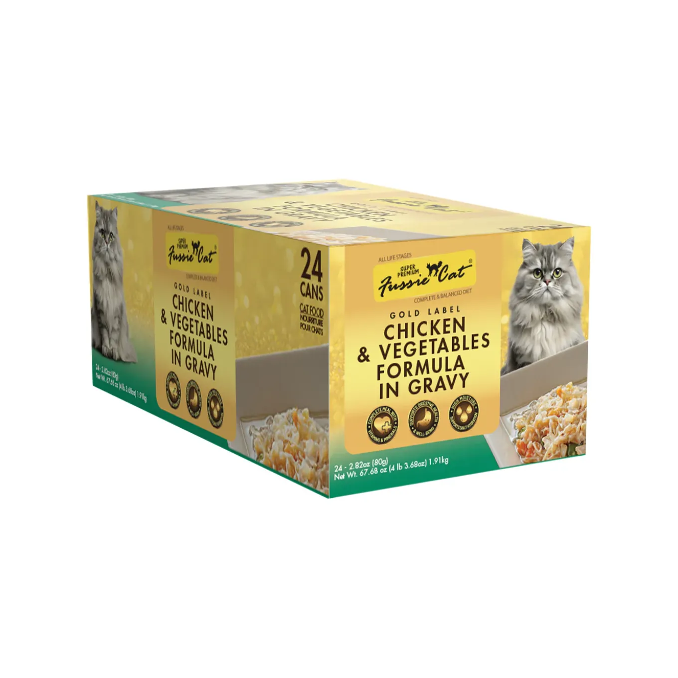 Fussie Cat Super Premium Gold Grain Free Wet Cat Food