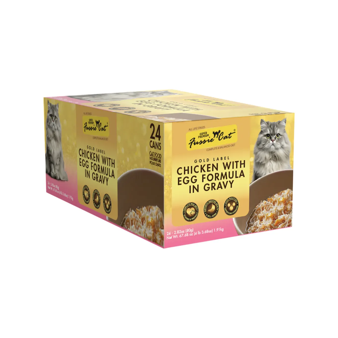 Fussie Cat Super Premium Gold Grain Free Wet Cat Food
