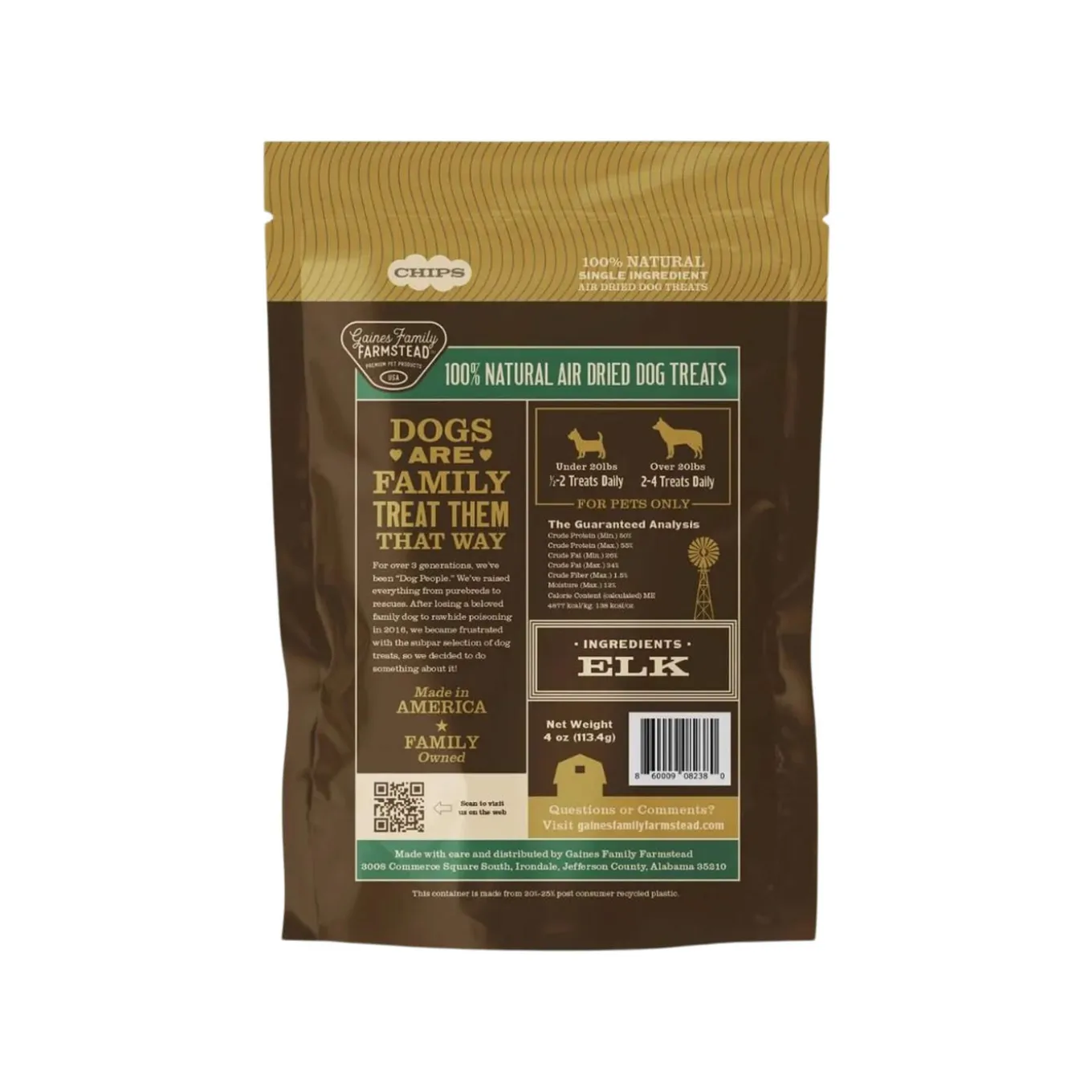 Gaines Family Farmstead Chips Crunchy Dog Treats