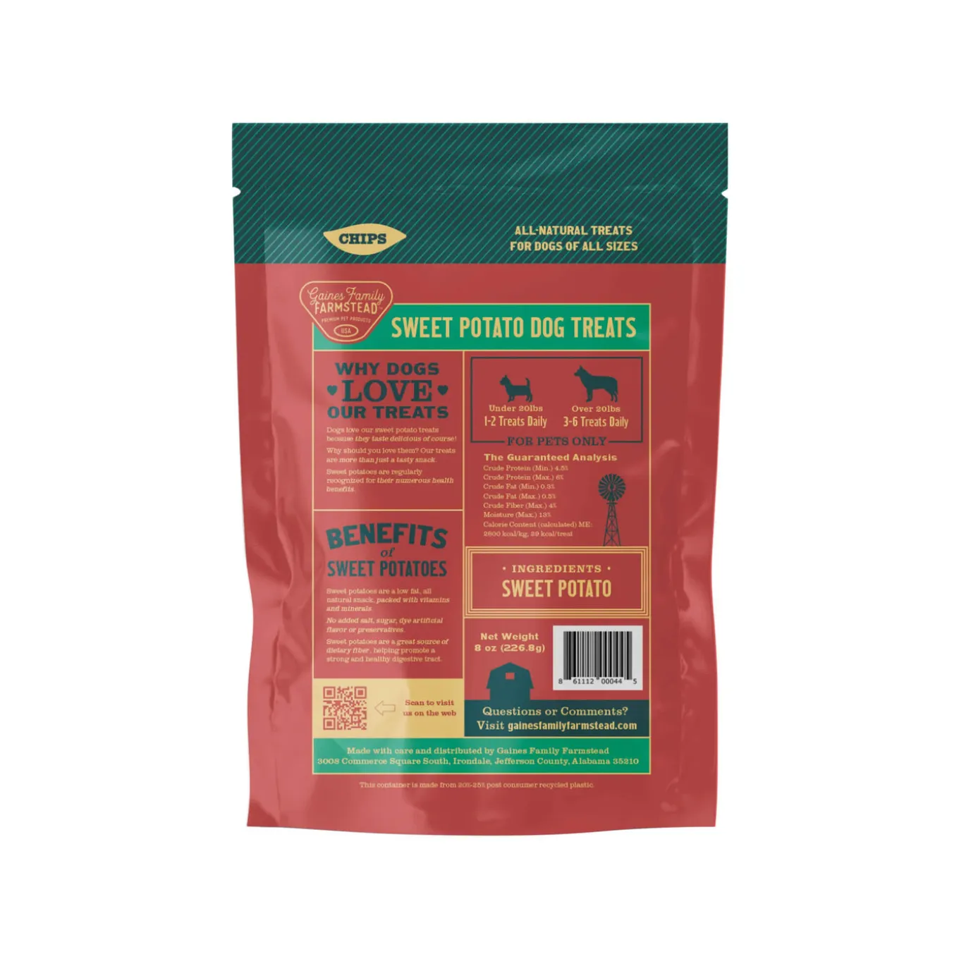 Gaines Family Farmstead Chips Crunchy Dog Treats