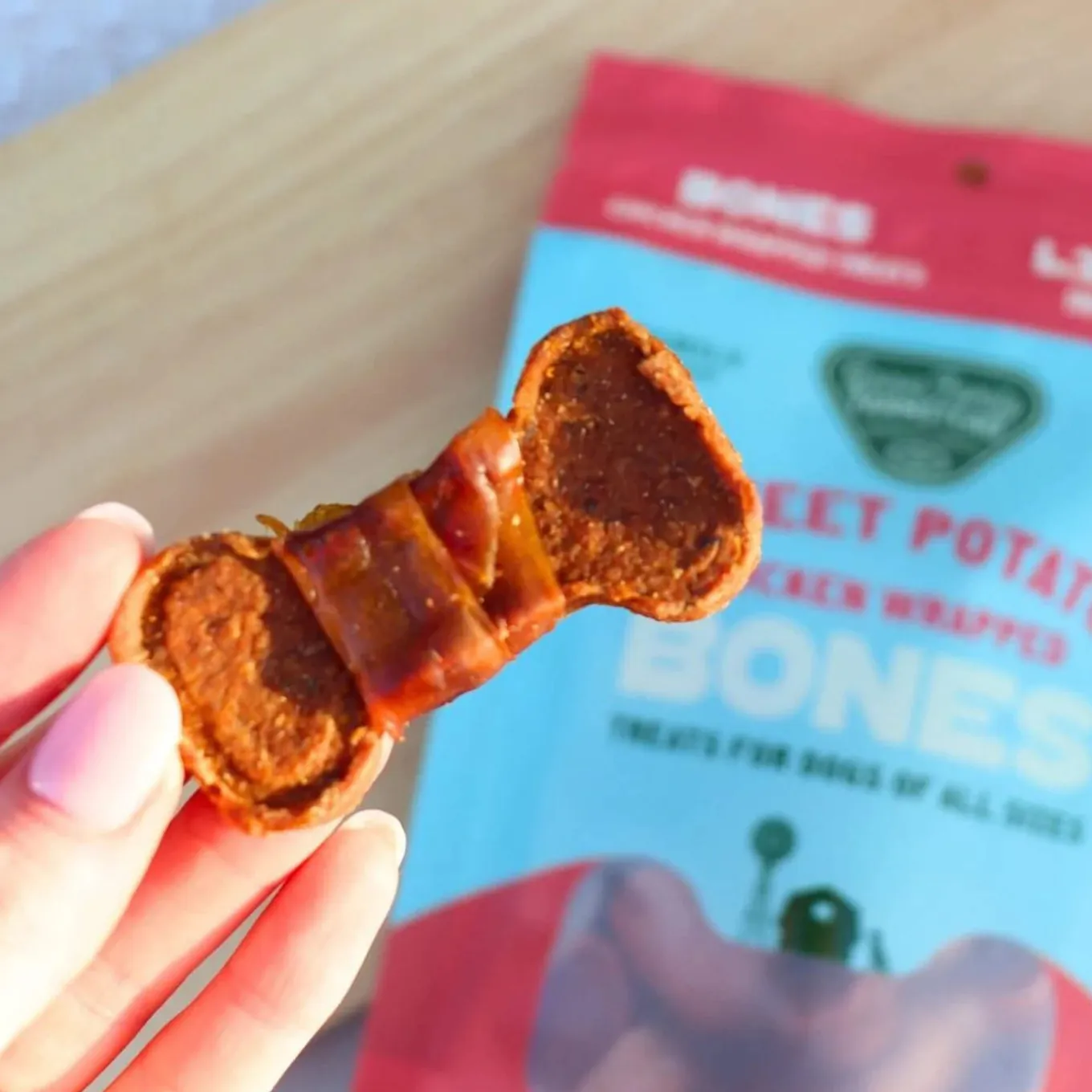 Gaines Family Farmstead Sweet Potato Bones Dog Treats