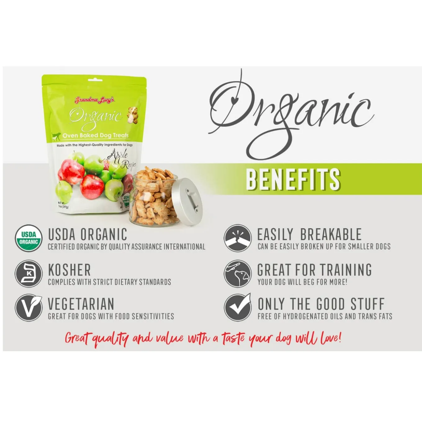 Grandma Lucy's Organic Oven Baked Dog Treats