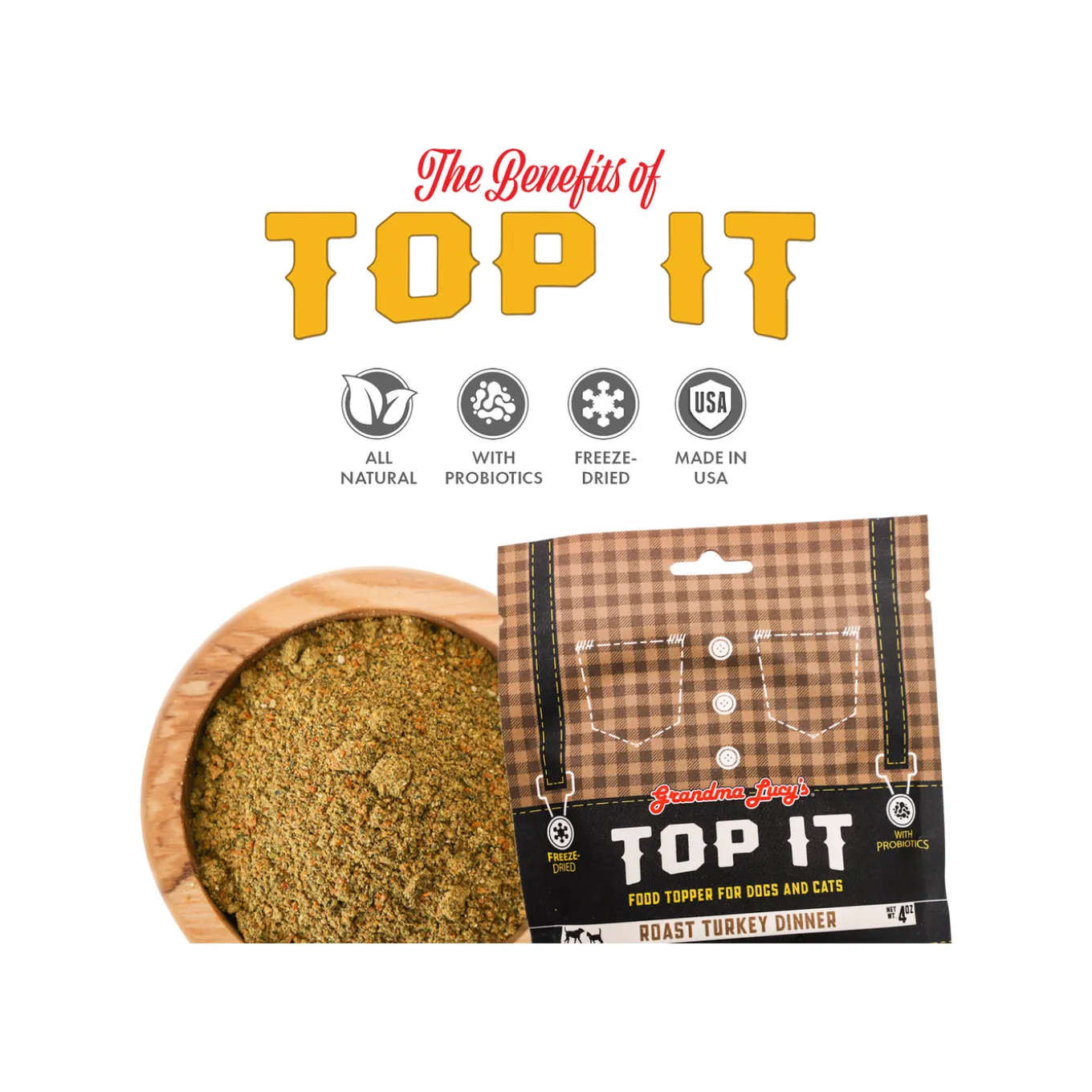 Grandma Lucy's Top It Dog & Cat Food Topper