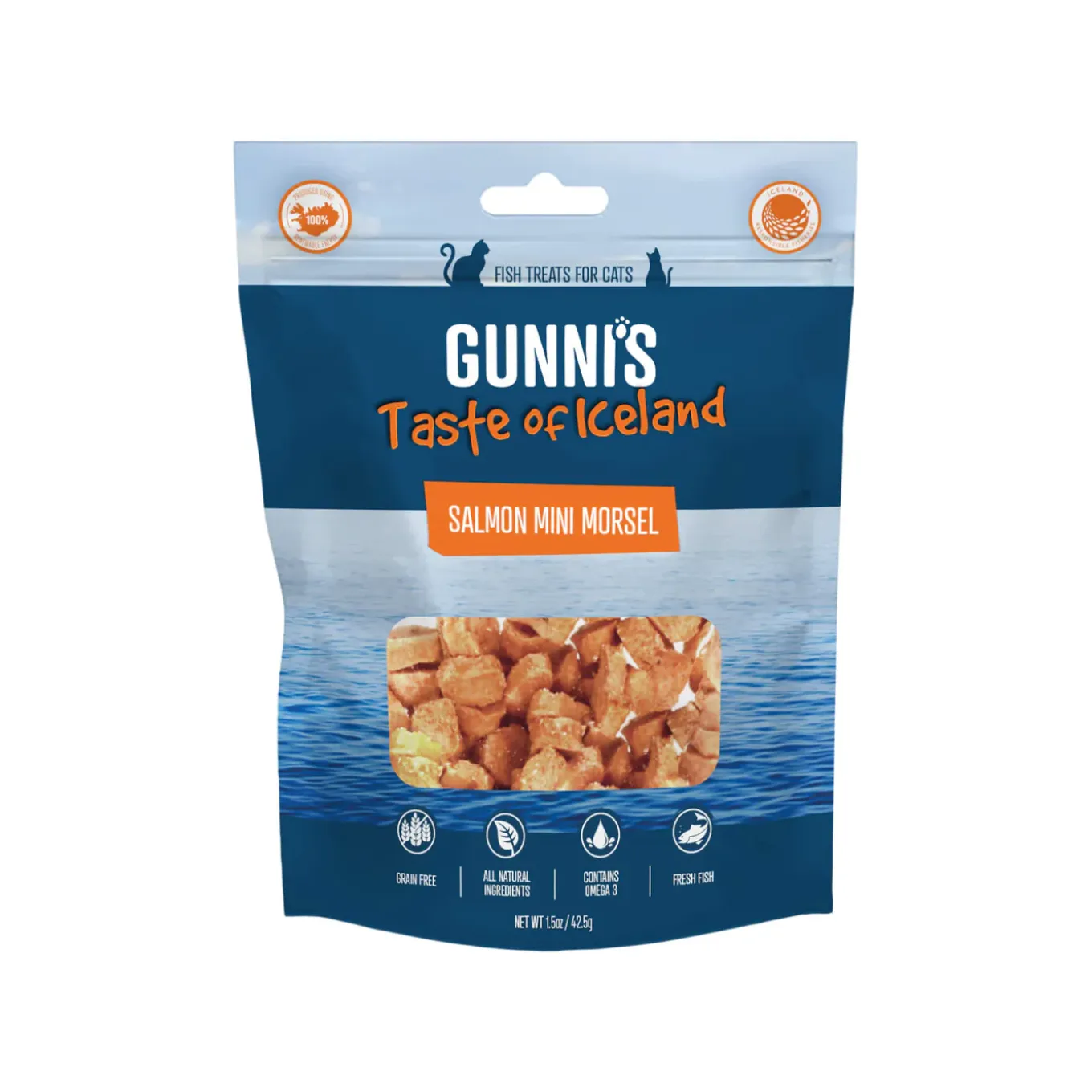 Gunni's Taste of Iceland Single Ingredient Fish Cat Treats