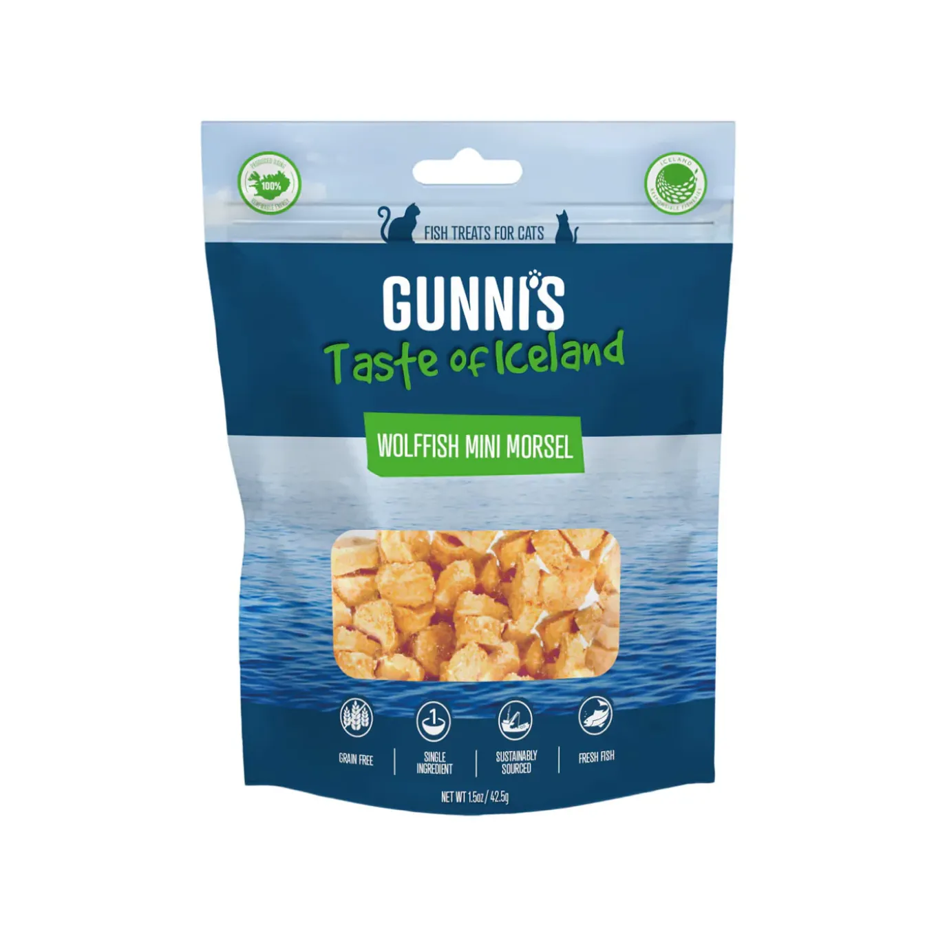 Gunni's Taste of Iceland Single Ingredient Fish Cat Treats