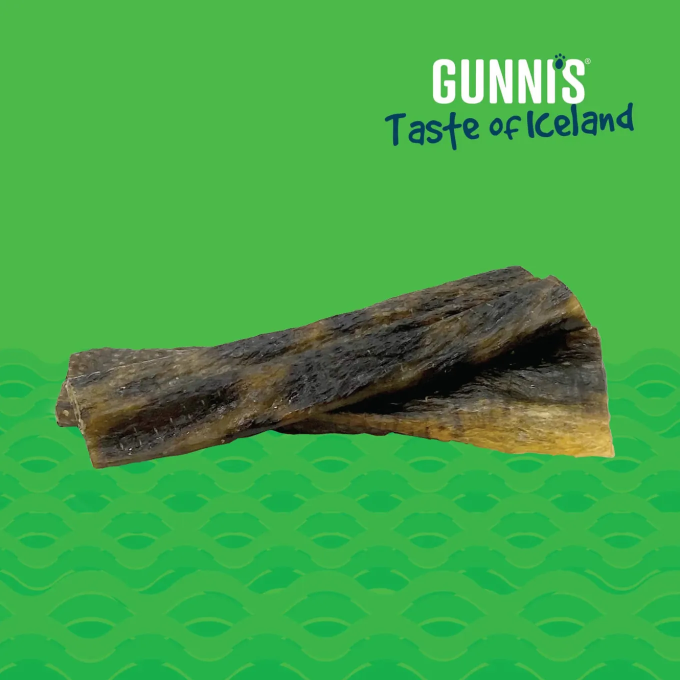 Gunni's Taste of Iceland Fish Skin Shorties Dog Treats