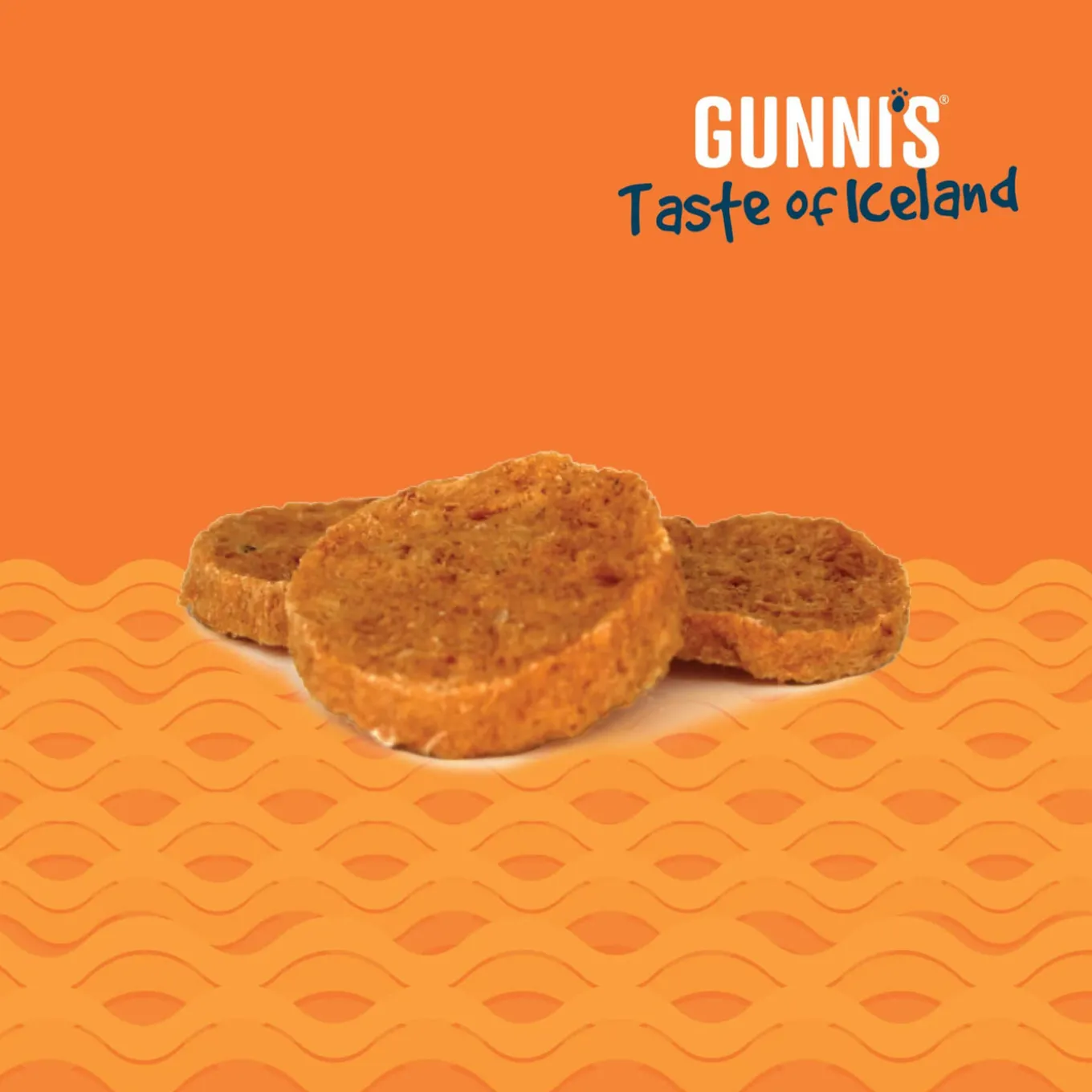 Gunni's Taste of Iceland Fish Wafers Dog Treats