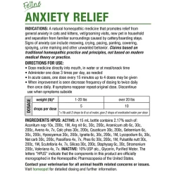 HomeoPet Feline Homeopathic Anxiety Relief Drops for Cats