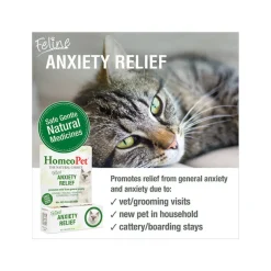 HomeoPet Feline Homeopathic Anxiety Relief Drops for Cats