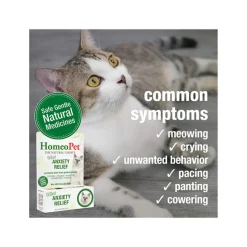 HomeoPet Feline Homeopathic Anxiety Relief Drops for Cats