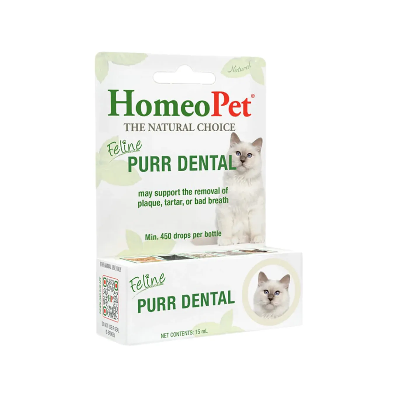 HomeoPet Feline Purr Homeopathic Dental Drops for Cats
