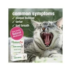HomeoPet Feline Purr Homeopathic Dental Drops for Cats
