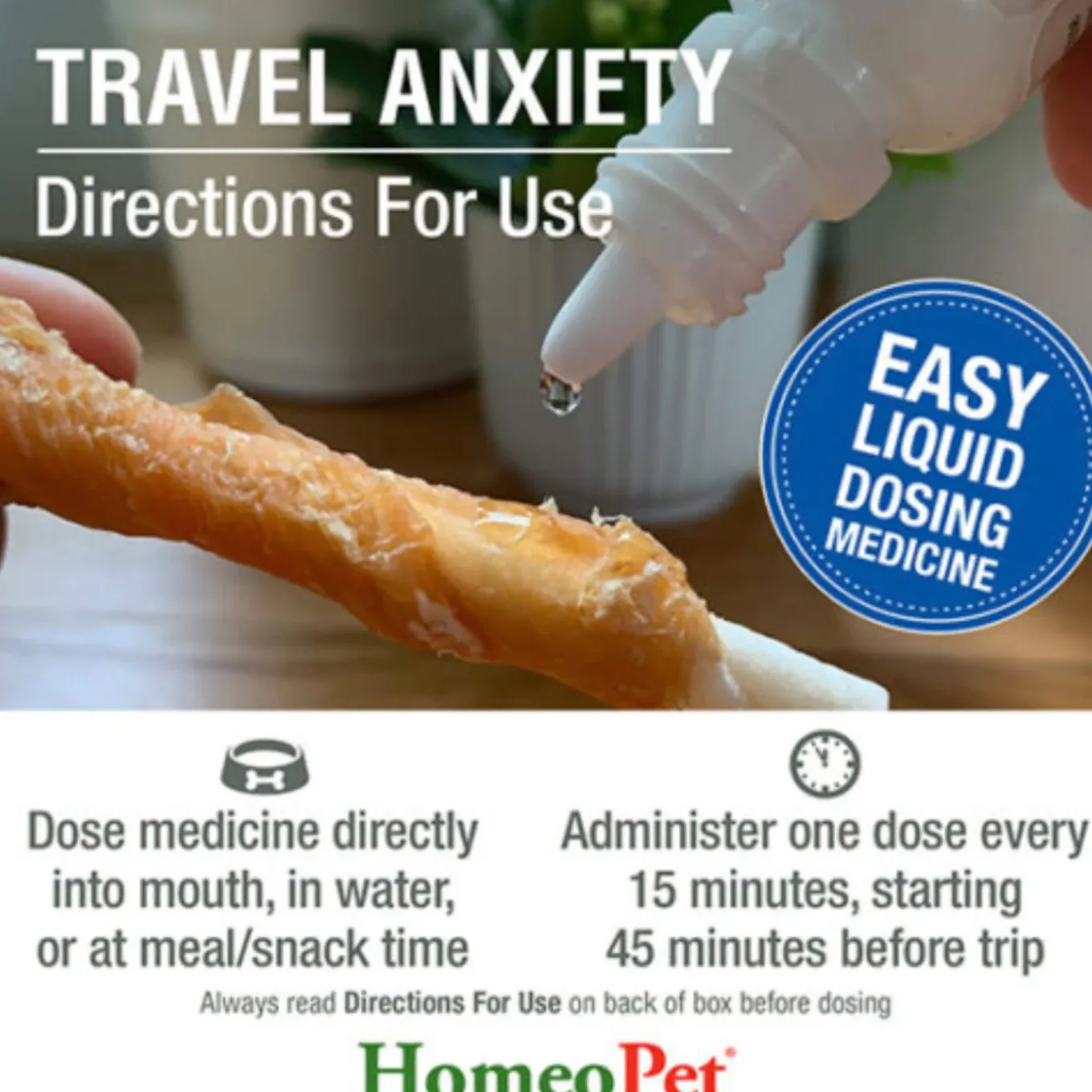 HomeoPet Travel Anxiety