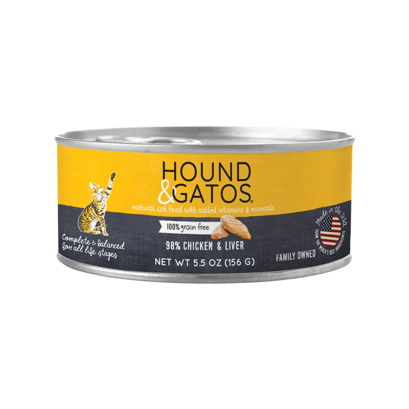 Hound & Gatos Canned Cat Food