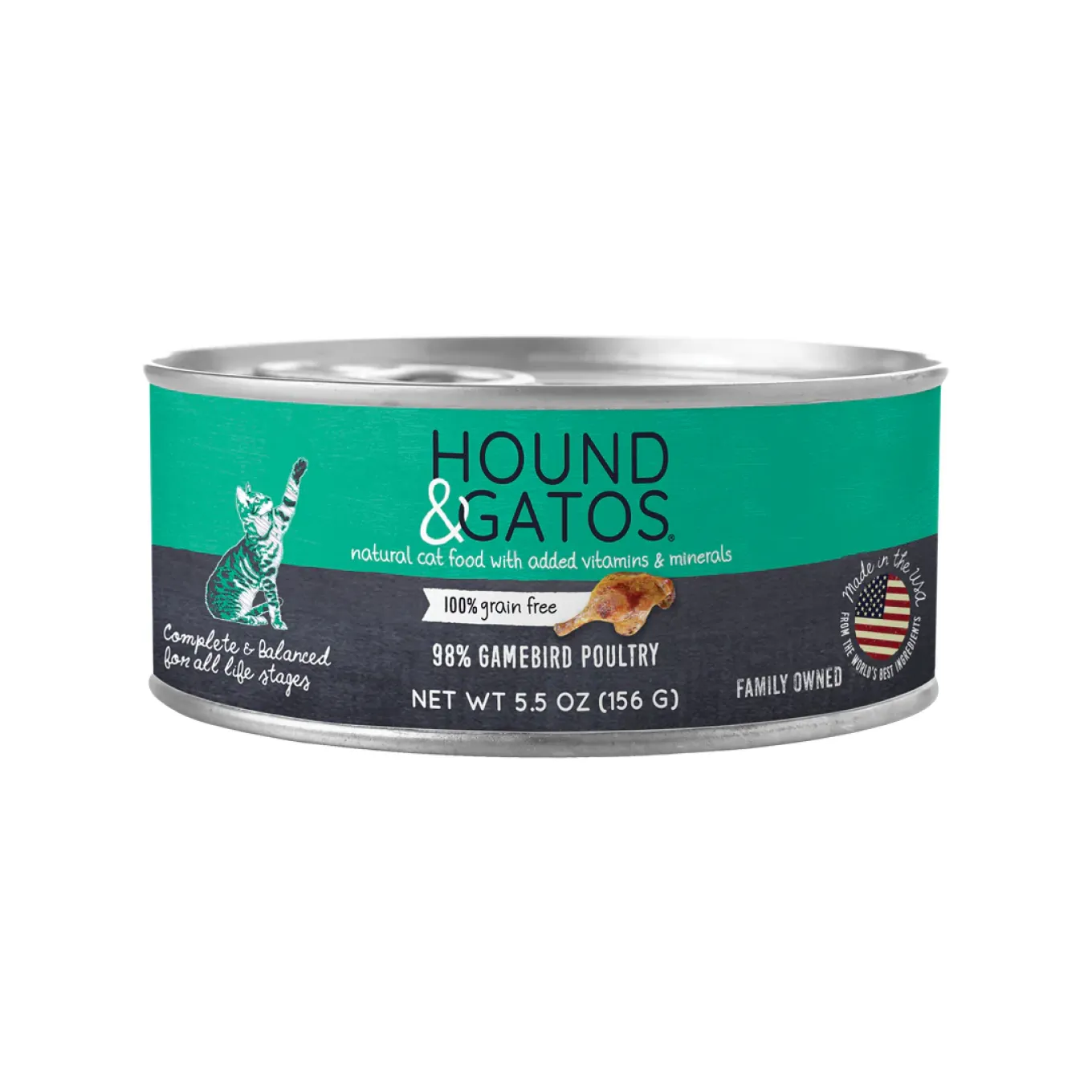 Hound & Gatos Canned Cat Food